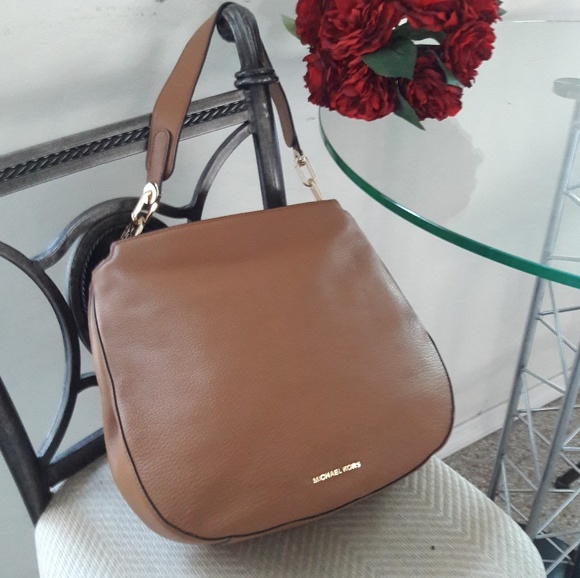 NWT MICHAEL KORS LEATHER FULTON LARGE HOBO BAG - Picture 8 of 8